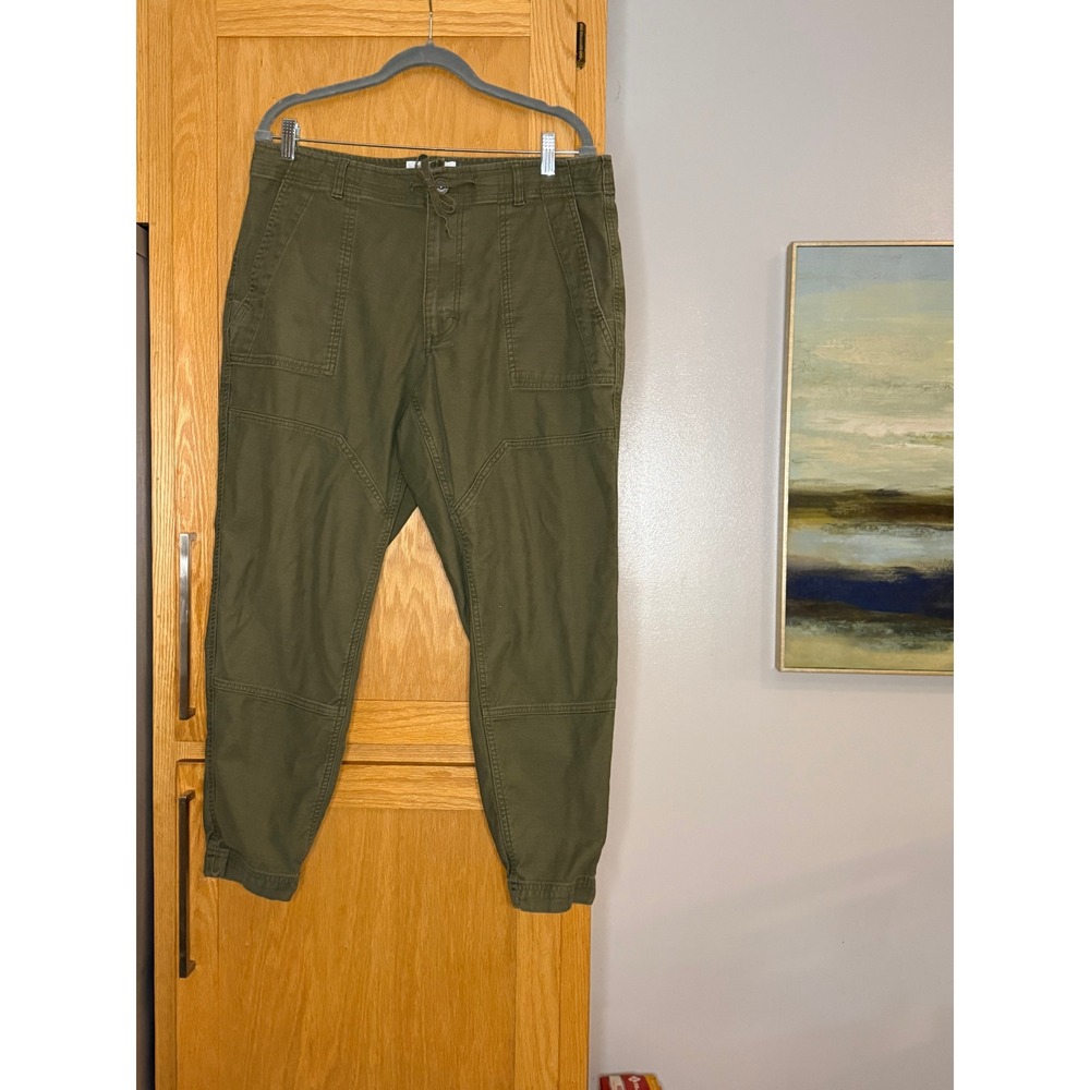 REI Co-op Wallace Lake Jogger Pants Olive Green Utility Hiking 36W x 30L Womens